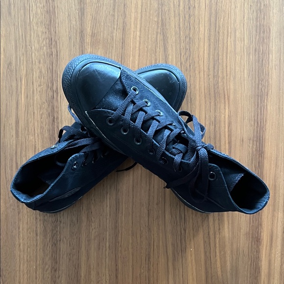 Converse Black High-Top Sneakers - Picture 4 of 5